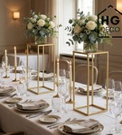 Kwietnik stojący metalowy stojak na kwiaty na jedną doniczkę PREMIUM 45 cm