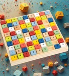 Drewniana gra logiczna dla całej rodziny sudoku Small Foot