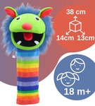 SOX pacynka na rękę Rainbow pacynka logopedyczna skarpeta The Puppet Comppany