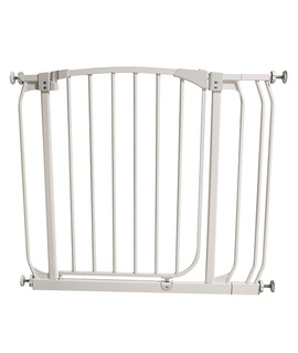 Barierka Ochronna dla Dzieci 72-82cm Biała 6m+ Poupy