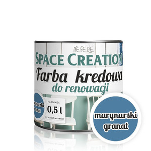 Farba do renowacji Intense marynarski granat 0,5 L Space Creation