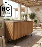 Metalowa noga do komody hairpin legs do pufy trzy pręty noga loftowa TL15 cm