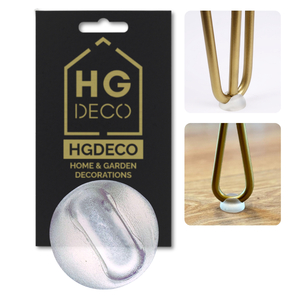 Podkładka ochronna bezbarwna z tworzywa pod nogi meblowe hairpin HGDECO