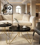 Noga meblowa metalowa noga do stolika kawowego FIN 40 cm złota