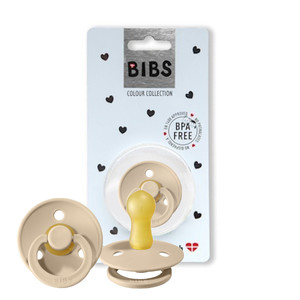 Bibs Smoczek uspokajający kauczukowy Vanilla S