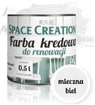 Farba remontowa kredowa biała 0,5 L Space Creation
