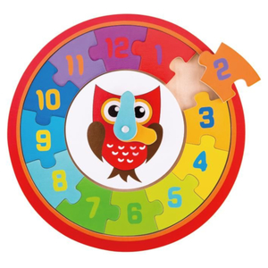 Edukacyjny zegar z sową LELIN