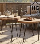 Metalowa noga twist hairpin do stolika kawowego dwa pręty noga loftowa DX40 cm