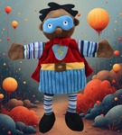 Super bohater pacynka na rękę maskotka The Puppet Company