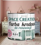 Farba kredowa do remontu kwitnąca róża 0,5 L Space Creation
