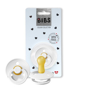 BIBS Smoczek Uspokajający White S