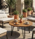 Metalowa noga do komody hairpin legs do pufy trzy pręty noga loftowa TL25 cm