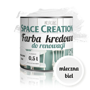 Farba remontowa kredowa biała 0,5 L Space Creation