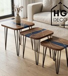 Metalowa noga hairpin legs do stolika kawowego trzy pręty noga loftowa TL50 cm