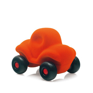Samochód sensoryczny pomarańczowy z kauczuku Rubbabu