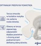 DIFRAX  Smoczek okrągły 20m+ Cinnamon