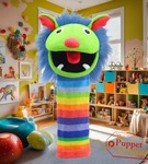 SOX pacynka na rękę Rainbow pacynka logopedyczna skarpeta The Puppet Comppany