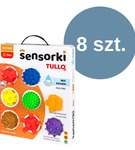 Zestaw piłeczek sensorycznych 8szt kolor M Tullo