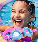 Okulary do pływania Fala uśmiechu Aqua2ude