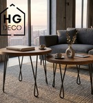 Metalowa noga twist hairpin do stolika kawowego dwa pręty noga loftowa DX50 cm