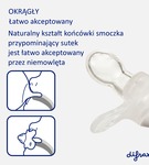DIFRAX  Smoczek okrągły 20m+ Cinnamon