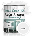 Farba restauracyjna kredowa 1,0 L biała Space Creation