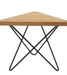 Podstawa do stolika ławy 40cm trójnoga czarna