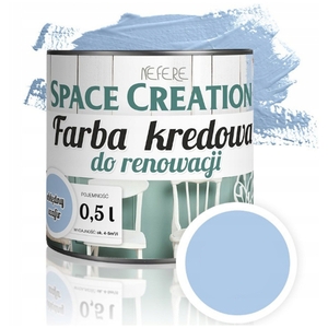 Farba kredowa do remontu obłędny szafir 0,5 L Space Creation