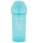 Kubek niekapek z mikserem 360ml niebieski Twistshake